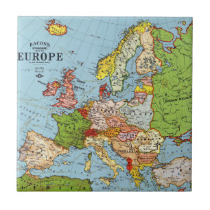 Europe 1923 ceramic tile