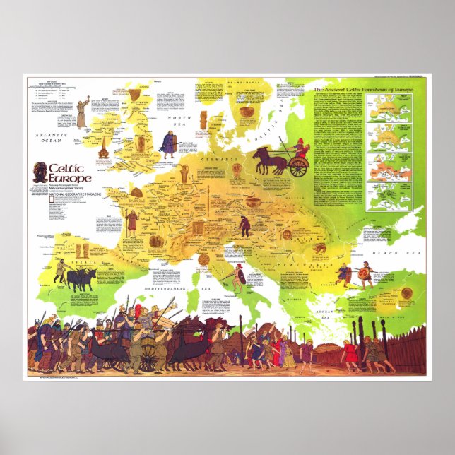 " Europe: 1977 - The Celtic History Map ... Poster (Front)