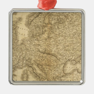 Europe 19 metal ornament