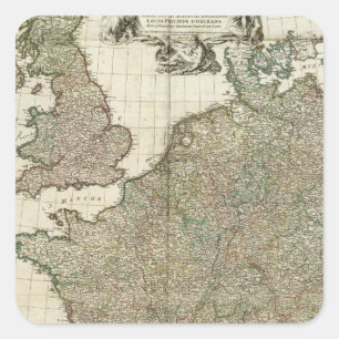 Europe 1 square sticker