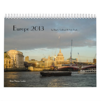 Europe 2013 by Stuart J DuBreuil & Yoko Gushi (v2) Calendar