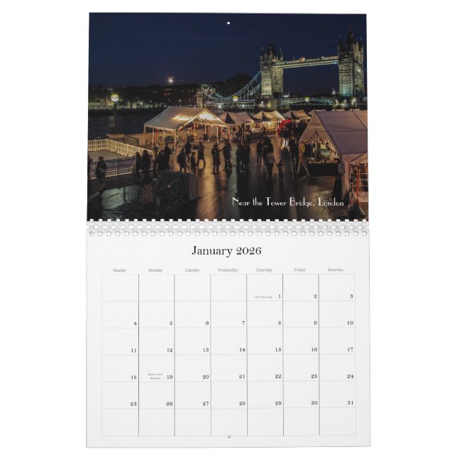 Europe 2013 by Stuart J DuBreuil & Yoko Gushi (v2) Calendar (Jan 2026)