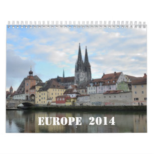 Europe 2014 Wall Calendar