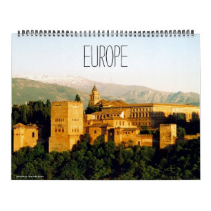 europe 2027 (with locations) large calendar