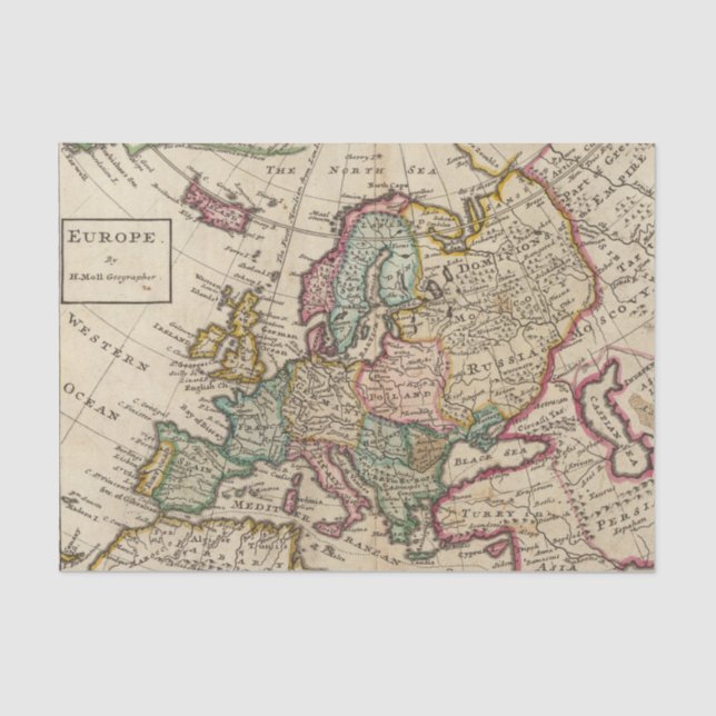 Europe 20 tissue paper (Front)