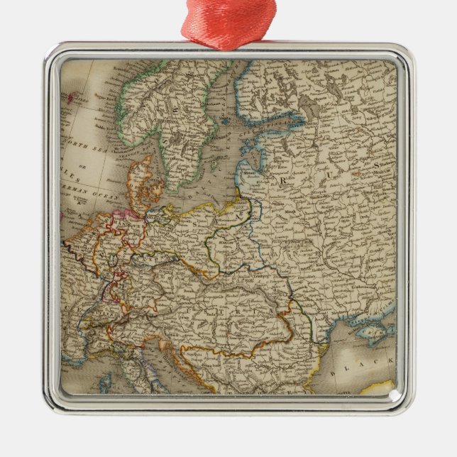 Europe 22 metal ornament (Front)