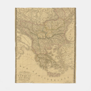 Europe 23 fleece blanket
