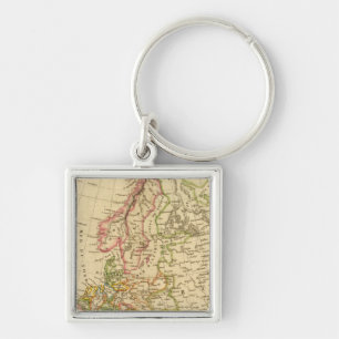 Europe 27 key ring