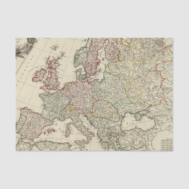 Europe 2 tissue paper (Front)