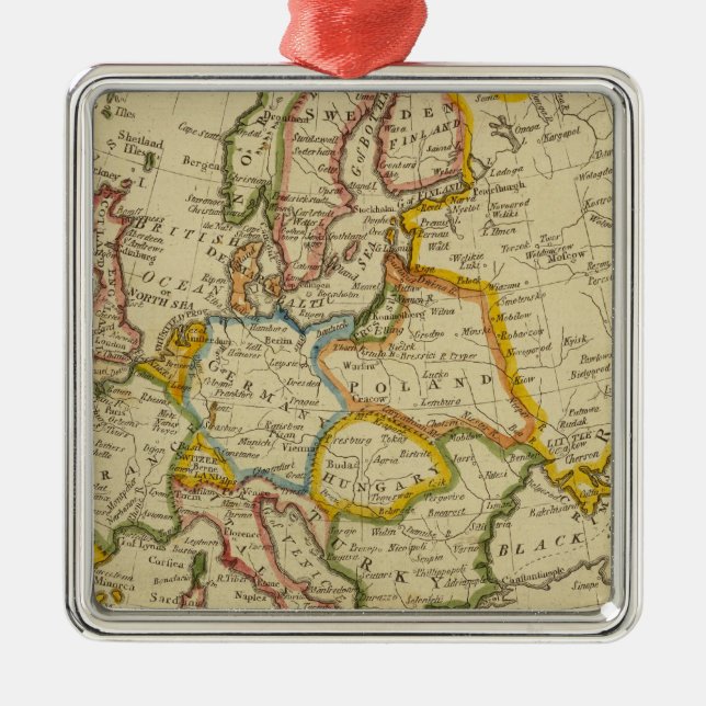 Europe 31 metal ornament (Front)