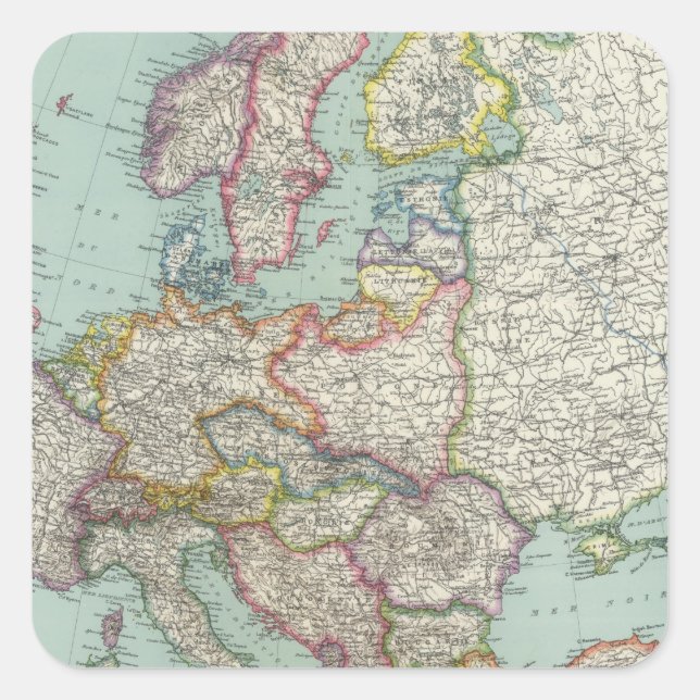 Europe 31 square sticker (Front)