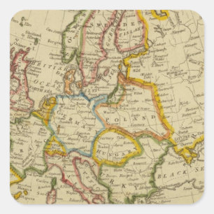 Europe 31 square sticker