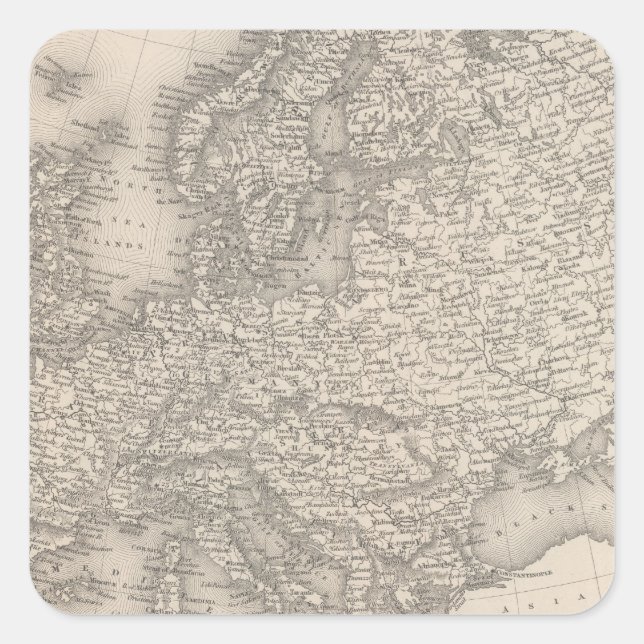 Europe 33 square sticker (Front)