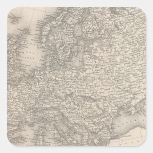 Europe 33 square sticker