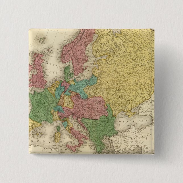 Europe 37 15 cm square badge (Front)