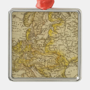 Europe 39 metal ornament