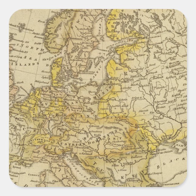 Europe 39 square sticker (Front)