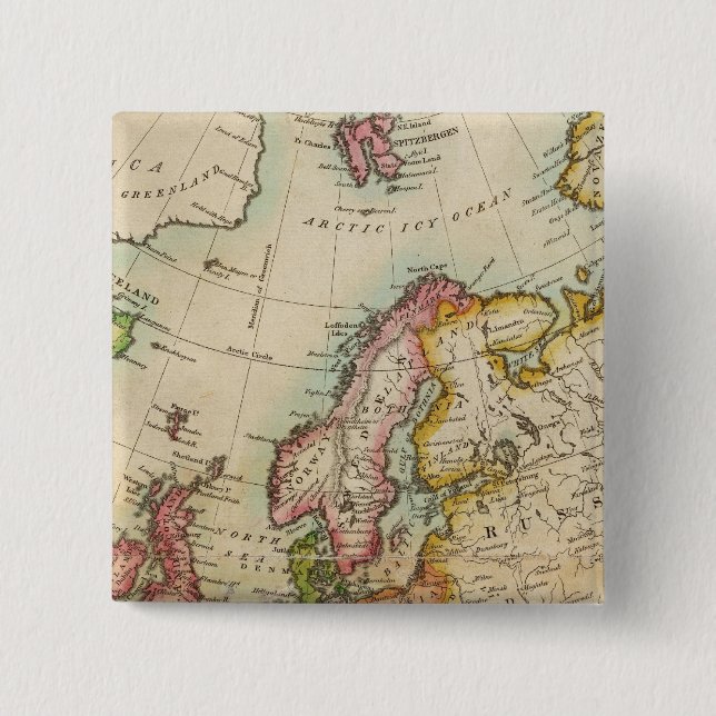 Europe 3 15 cm square badge (Front)