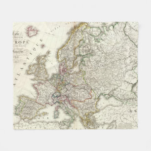Europe 3 fleece blanket