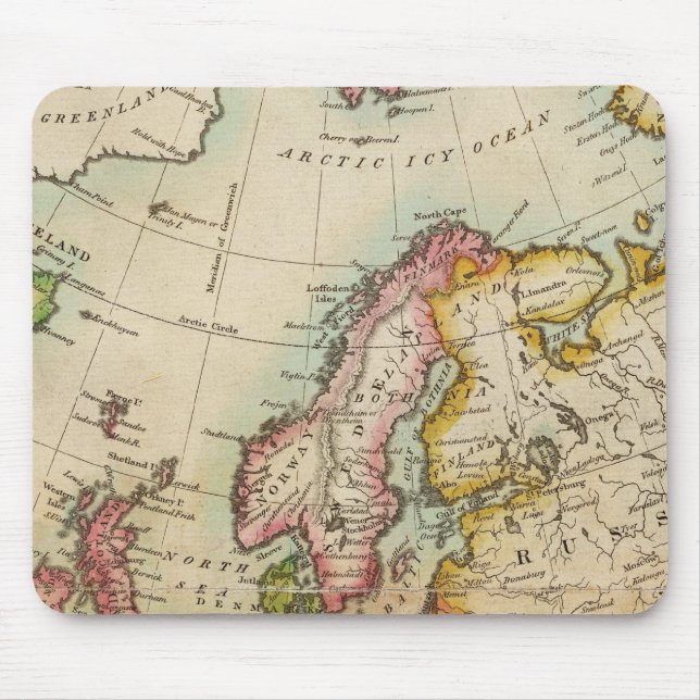 Europe 3 mouse pad (Front)