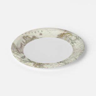 Europe 3 paper plate