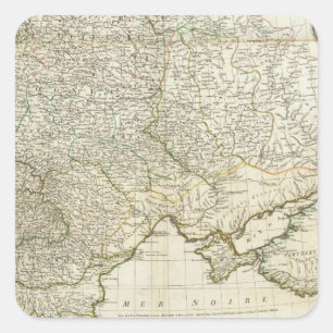 Europe 3 square sticker