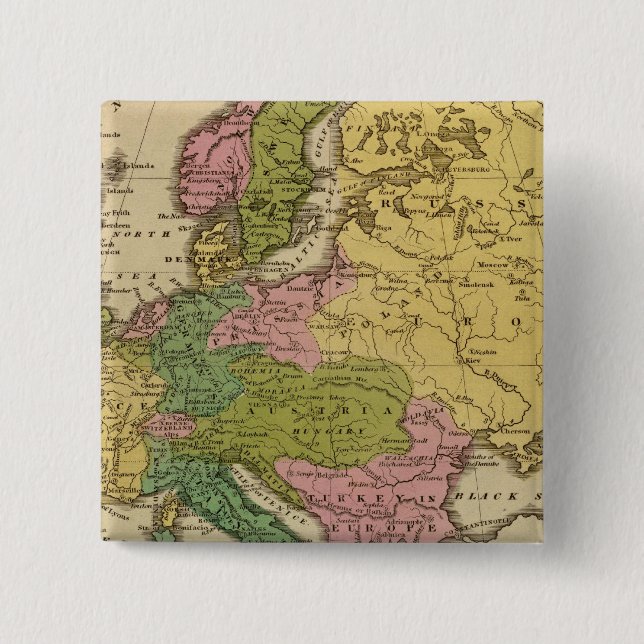 Europe 40 15 cm square badge (Front)