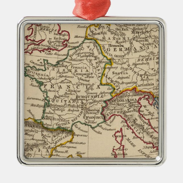 Europe 48 metal ornament (Front)
