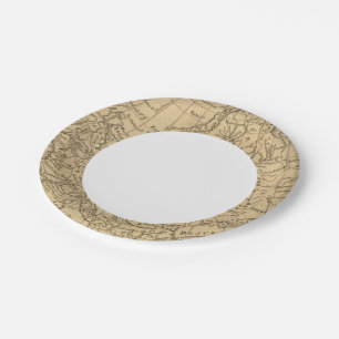 Europe 4 2 paper plate