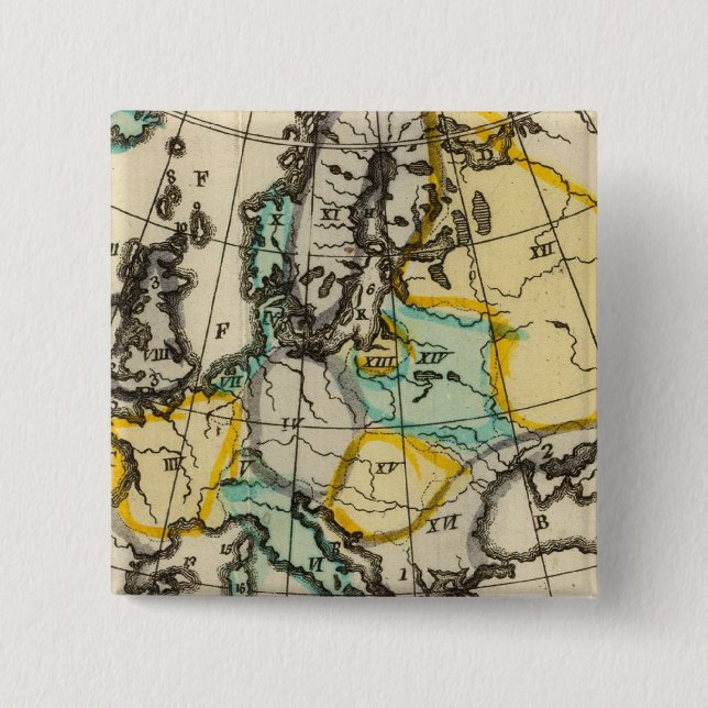 Europe 51 15 cm square badge (Front)