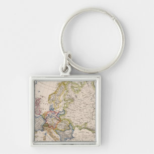 Europe 5 key ring