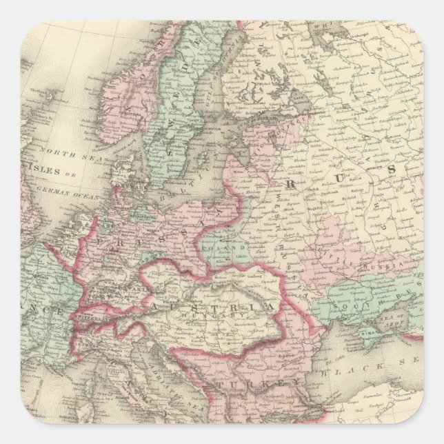 Europe 5 square sticker (Front)