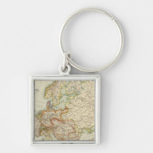 Europe 6 key ring
