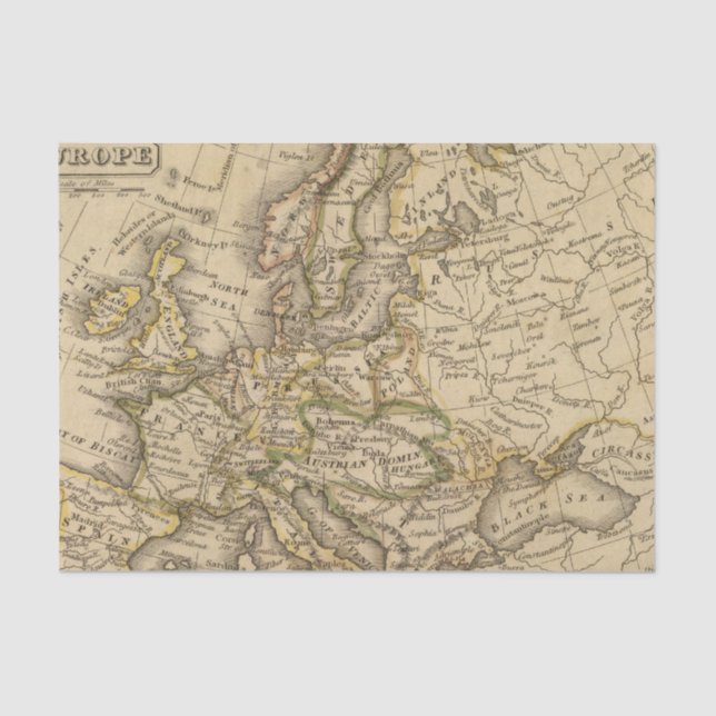 Europe 6 tissue paper (Front)