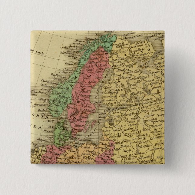 Europe 8 15 cm square badge (Front)