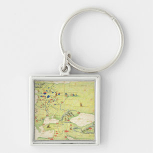 Europe and Central Asia Key Ring