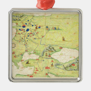 Europe and Central Asia Metal Ornament