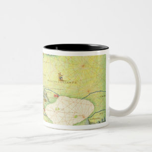 Europe and Central Asia Two-Tone Coffee Mug