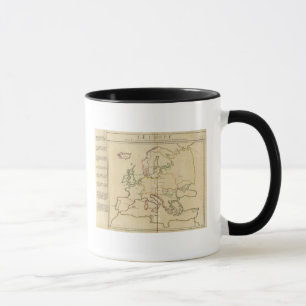 Europe and Major Cities Mug