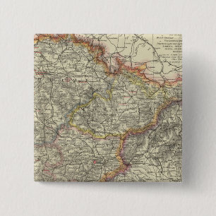 Europe, Austria, Czech Republic 15 Cm Square Badge