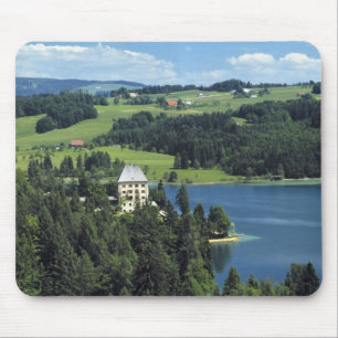 Europe, Austria, Fuschl. Schloss Fuschl Castle Mouse Pad