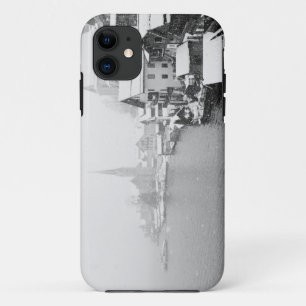 Europe, Austria, Hallstat. Town view in the snow iPhone 11 Case