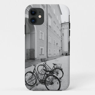 Europe, Austria, Salzburg. Bicycles in the iPhone 11 Case