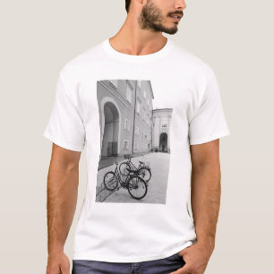 Europe, Austria, Salzburg. Bicycles in the T-Shirt