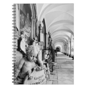 Europe, Austria, Salzburg. Cherub and monument 2 Notebook