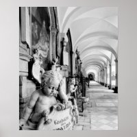 Europe, Austria, Salzburg. Cherub and monument 2