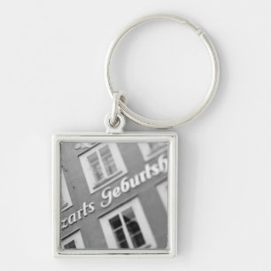 Europe, Austria, Salzburg. Mozart's Birthplace 2 Key Ring