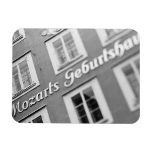 Europe, Austria, Salzburg. Mozart's Birthplace 2 Magnet