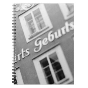 Europe, Austria, Salzburg. Mozart's Birthplace 2 Notebook