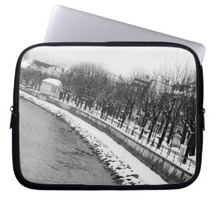 Europe, Austria, Salzburg. The bank of the River Laptop Sleeve